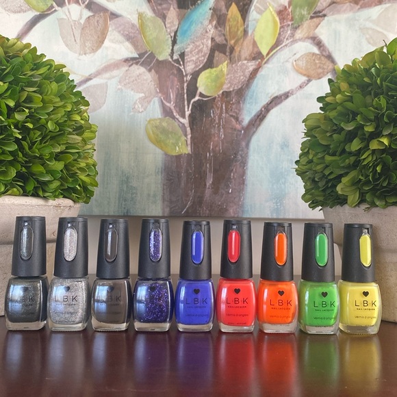 L·B·K 💅NAIL💅 LACQUER BUNDLE OF NINE COLORS 🌟NEW🌟 - Picture 5 of 17